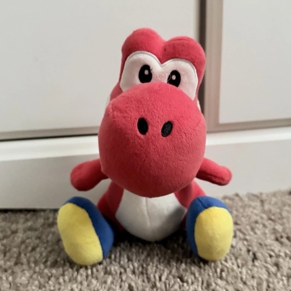 Nintendo Super Mario Red Yoshi Plush Doll Super Mario Bros. Character